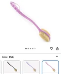 Avilana Back Scrubber For SHOWER,19 Inch Silicone -handle,pink. Fixed Price $21.99.