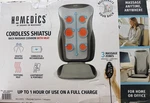 Homedics Shiatsu Back Massage Cushion W/ Heat Cordless Rechargeable MCS-621H. Fixed Price $45.00.