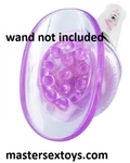 Lily Pod Wand Essentials Attachment Purple Tpe Massager Free Usa S&h New. Fixed Price $28.74.