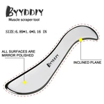 Byyddiy Stainless Steel Gua Sha Muscle Scraper Tool,scar Tissue Black. Fixed Price $7.79.