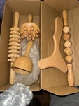 Komogir Wood Therapy Tools 5-IN-1 Lymphatic Drainage Massager. Fixed Price $38.00.