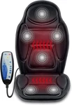 Seat Cushion With Heat 6 Vibration Nodes Back Massager Pad For Chair Car. Fixed Price $79.95.