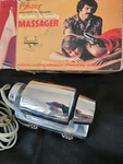 Vintage Oster Heavy Duty Variable Intensity Massager Original Box Retro 1970 Wrk. Fixed Price $21.60.