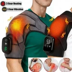 Electric Heated Shoulder Massager With Vibration Brace Joint Pain Relief. Fixed Price $37.79.