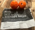 Gaiam Restore Hot & Cold Therapy Balls Orange. Fixed Price $5.00.
