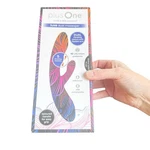 New Plus One Luxe Dual Vibrating Massager Purple/blue Model 6734 Sealed. Fixed Price $29.69.