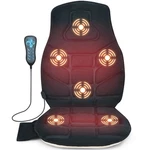 Costway Seat Cushion Back Massager W/ Heat & 6 Vibration Motors For Home. Fixed Price $69.99.