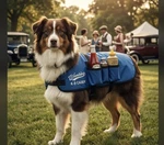 Wembley Condiment K-9 Caddy Blue Dog Vest *new- Open Box For Sizes And Xl. Fixed Price $20.00.