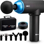 Lifepro Sonic Percussion Massage Gun 6 Heads 20 Speed. Fixed Price $75.00.