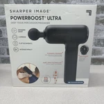 Sharper Image Powerboost Ultra Deep Tissue Percussion Massager, 5 Attachments. Fixed Price $60.00.