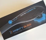 Mighty Bliss MB-201 Cordless Handheld Massager, 5 Heads, Black/blue. Fixed Price $25.00.