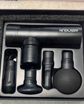 Aero Gun Deep Tissue Massager Muscle Pain Relief 4 Heads Black New. Fixed Price $70.00.