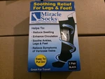 Miracle Socks Anti Fatigue Compression Size L/xl Or Women Black. Fixed Price $14.99.