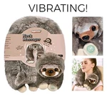 Plush Sloth Vibrating Neck Massager Pillow Wrap Soft Portable Muscle Relax Gift. Fixed Price $34.99.