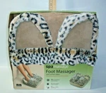 Spa Foot Massager With Leopard Print & Micro Plush Fabric, New!. Fixed Price $16.20.