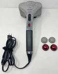 Homedics Handheld Professional Percussion Massager PA-MET1 W Heat Aluminum/grey. Fixed Price $37.07.