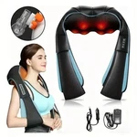 Relaxing Heated Neck Back Massager Deep Tissue Kneading Pain Relief Pillow. Fixed Price $29.18.