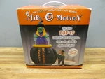2005 Air-o-motion 6 Foot Happy Halloween Pop-up Inflatable Witch New Open Box. Fixed Price $99.99.