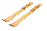 2-PACK Bamboo Back Scratcher By Dependable Industries Long Reach, Beige. Fixed Price $12.64.
