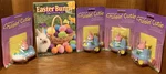 Vintage Easter Unlimited Windup Bunny Toys Crusin Cutie Egg Color Kit Door Cover. Fixed Price $14.00.