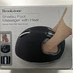 Brookstone Shiatsu Foot Massager With Selectable Heat Model E-8090 Tested. Fixed Price $40.99.