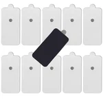 Litetour 10-PACK Large Tens Electrode Pads 3.5MM Snap Connectors High Con.... Fixed Price $13.74.