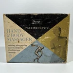 Vintage Sears Swedish Style Hand & Body Massager Dual Action Tested Works. Fixed Price $24.98.