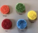 Crocheted Sparkly Scrubbies /make Great Stocking Stuffers. Fixed Price $7.00.