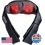 Giantex Shiatsu Neck Back Massager Heat Electric 3D Kneading Pillow For. Fixed Price $71.95.