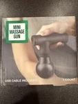 Festive Voice Mini Massage Gun Cordless Usb Charging Black. Fixed Price $15.00.