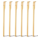 Renook Back Scratcher, 16.5IN Of 6, Traditional Pack, Bamboo Wooden. Fixed Price $17.57.