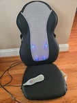 Homedics QRM-400H Quad-roller Heated Massage Massaging Cushion Working. Fixed Price $75.00.