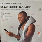 Sharper Image Realtouch Shiatsu Massager, Wireless & Rechargeable W/ 6.... Fixed Price $60.49.