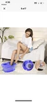 Acevivi Collapsible Foot Spa Bath Massager With Heat Temperature Control Bubble. Fixed Price $39.00.