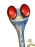 Homedics Dual Head Percussion Handheld Massager Blue With Heat Tested Works. Fixed Price $8.52.