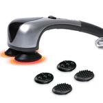 Dual Head Handheld Percussion Massager With Heat, Electric Deep Tissue Back M.... Fixed Price $65.91.