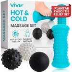 Vive Massage Ball Set (4 Piece) - Plantar Fasciitis Relief, Foot Pain Hot Cold. Fixed Price $48.99.