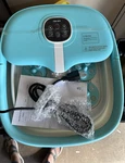 Niksa Foot Bath Spa Massager Heat Temp Control Bubble Red Light Timer Etl. Fixed Price $46.63.