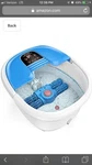 Arealer Foot Spa Bath With Automatic Rollers & Temperature. Fixed Price $60.00.