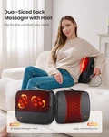 3-IN-1 Shiatsu Back Massager Heat Lumbar Support 4D KNQZE-B1 Black. Fixed Price $58.18.