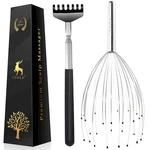 Usaga 28 Fingers (3RD Generation) Head Massager, Count (pack Of 1), Silvery. Fixed Price $17.65.
