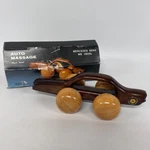 Vintage Swank Auto Hand Mercedes Benz Mb 380SL Maple Wood Massager. Fixed Price $19.95.