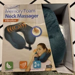 Health Touch Memory Foam Vibrating Neck Massagers Blue/ Teal Color. Fixed Price $18.99.
