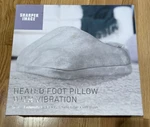 Sharper Image Heated Foot Pillow With Vibration. Fixed Price $14.99.