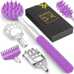 Tukuos Telescoping Back Scratcher With 4PCS Detachable Regular, Purple. Fixed Price $18.99.