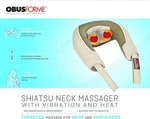 Obus For Me Shiatsu & Vibration Neck Massager With Heat. Fixed Price $48.00.