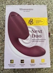 Womanizer Next Duo 3D Pleasure Air Dual Stimulator - Brand New (open Box). Fixed Price $89.00.