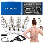 Cupping Therapy Set 19 Massage Cups For Back Pain Relief Physical With Hand Pump. Fixed Price $25.99.