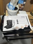 Cincom Air Compression Leg Massager CM-018A, 2 Modes, 3 Intensities, Black. Fixed Price $20.00.