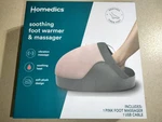 New Homedics Vibration Massager W/ Soothing Heat Foot Warmer Box. Fixed Price $18.99.